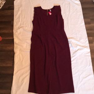 Maroon jumpsuit